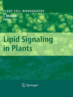 cover image of Lipid Signaling in Plants